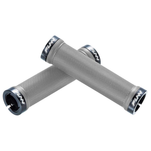 Funn Combat Mountain Bike Handlebar Grips with Double Lock-on Clamp,