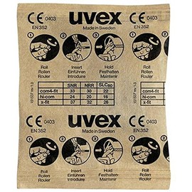 Uvex 2112087 x-fit ear protection plugs 37 dB disposable 100 pairs