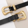 XZQTIVE Women's Leather Belt for Jeans Pants Dresses Fashion Ladies