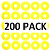 Yellow Round Plastic Blank Rack Size Dividers - Multi-Pack (200)