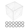 Dust Cover,Fully Enclosed Electric Grinding Table Polisher Dust Box Transparent