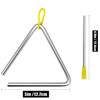 Set of 6 Triangle Instruments, Musical Instruments, Triangle, 5 Inch,