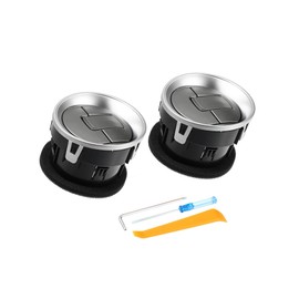 VekAuto 2 Pcs Dashboard Louver AC Heater Air Vent CL3Z19893EA Front Interior AC Vent Louvre for Ford F150 Lobo 2009-2014 Auto Accessories