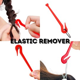 Alimos Baby Hair Styling Kit To Work Mustela Bébé Hair Styler Skin Freshener 200ml, 1000 Clear Bands with Tools & Remover, and 3 Combs to Work with Mustela Care Routine