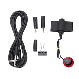 Tbest Guitar Pickup, Guitar Pickup Microphone Piezo Pickup Universal Piezo Transducer Pickup Cable Set for Guitar Ukulele Violin Cello Mandolin Banjo Instruments