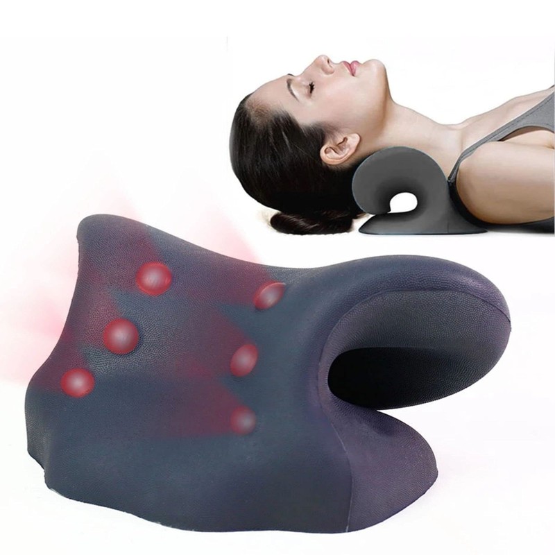 Ozental Neck Support Pillow, Chiropractic Device for Cervical Spine Correction,