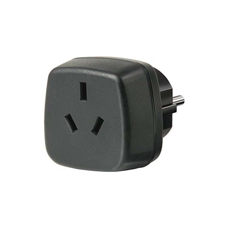 Pack of 2 Brennenstuhl travel plugs/adapters Australia, China - earthing