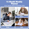 Diary 2026, A5 Weekly Planner Notebook from Jan. to Dec.