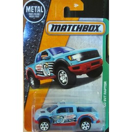 Matchbox 2016 MBX Explorers Ford F-150 SVT Raptor 117/125, Light Blue