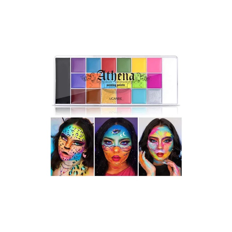 Kit De Maquillaje Pintacaritas Body Paint Acuarela Ucanbe