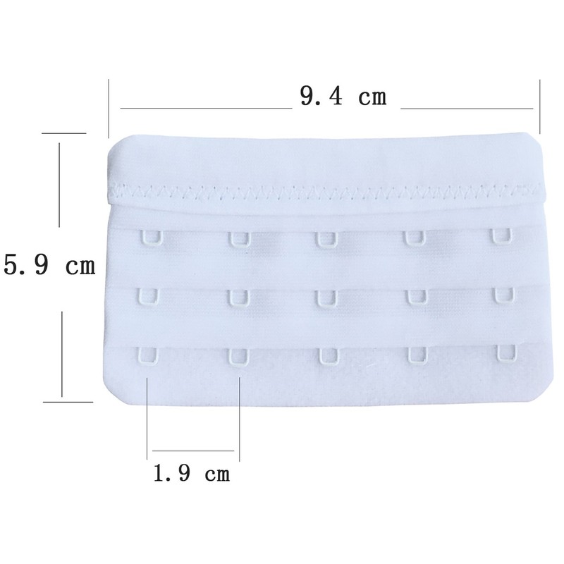 Chanie Women Pack of 3 Soft Comfortable 5 Hooks Bra