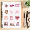 Pink Bookish Stickers 50pcs, Book Stickers for Kindle, Pink Sticker