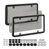 6.3 inch transparent reflective speed detection red light speed camera breaker license plate frame cover protection preventing photography, GRAY / 6.3인치 투명 반사형 속도 감지 적색등 과속카메라 차단기 번호판 프레임 커버 보호 사진촬영 방지, GRAY