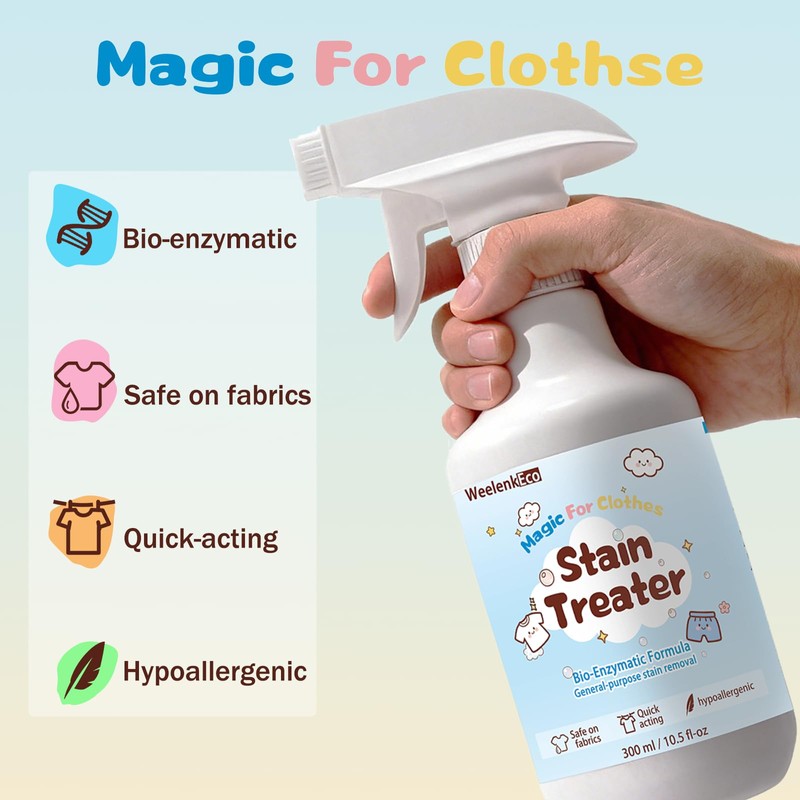 Stain Treater Spray, Stubborn Laundry Stain Remover, 10.5 fl oz