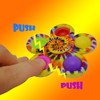 Stress Relief Hand Spinner Push Pop Bubble Fidget Toy (Yellow)