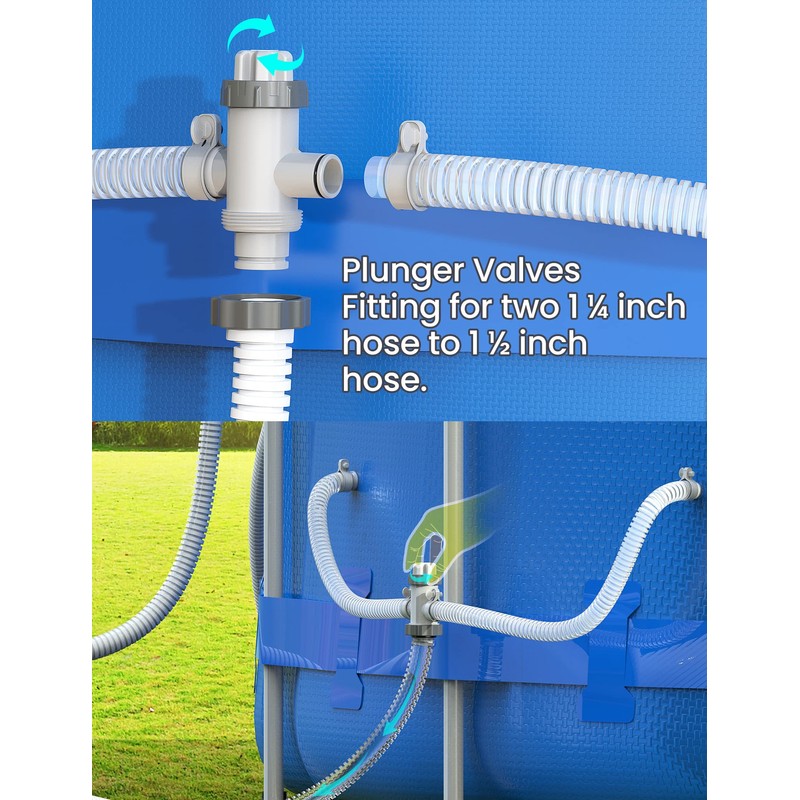 SUMMERBUDDY Above Ground Pool Parts Kit, Replacement Pool Pump Part