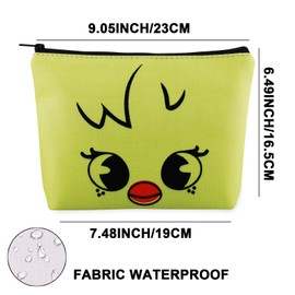 K-Pop SKZ Makeup Bag K-Pop Bbokkari Gifts SKZ Cartoon Face Gifts SKZ Merchandise (Yellow Bag UK)