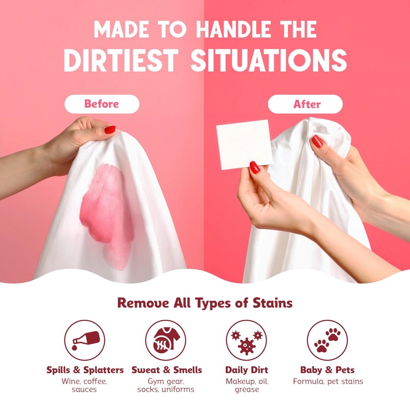 QLEAN Laundry Detergent Sheets – Travel-Friendly, HE & Standard Washer