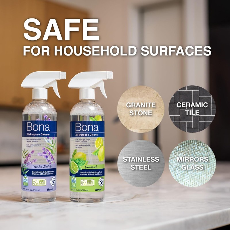 Bona All-Purpose Cleaner - Lavender White Tea Scent - 24