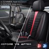 CAR PASS 3D Air Mesh Seat Covers for Car, Leather