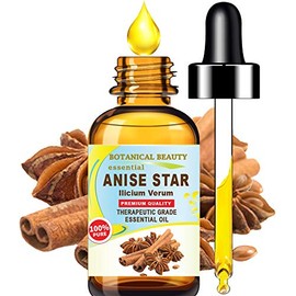Botanical Beauty Anise Star Essential Oil 100% Pure Natural Undiluted Therapeutic Grade Essential Oil 2 Fl.oz.- 60 ml Soaps, Candles, Diffusers