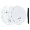 MIYADIVA 30X Magnifying Mirror Suction Cup for Easy Mounting, Use