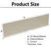 Bueyfolt 2Pcs 13.78" Rain Gutter Valley Splash Guards, Aluminum Gutter