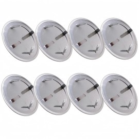8 Pack 1.34''Circular Screen Vent Cover,Stainless Steel mesh,Silver