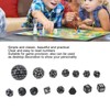 15Pcs Polyhedral Dice Set Acrylic D3 to D100 Table Gaming