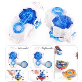 Desamvap Bey Brust Tops B-171 Battle Spinner Metal Fusion Superking Triple DB Bey Layer Booster Right Spin Battle Spinning Top Toy Set with Starter and Handle Birthday Kids Toy
