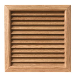 La Ventilazione LGES160QL Square Ventilation Grille Made of Lacquered Wood for Installation. Dimensions: 172 x 172 mm, Varnished Oak, 172x172 mm