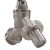Standard 1/2"bspm OR Large 3/4"bspm Silver Brass Traditional bib tap,NO