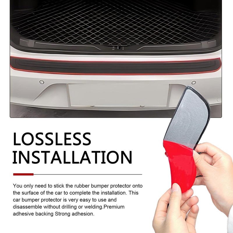 winterrock Car Rear Bumper Protector, 35" x 3.15" Rear Bumper