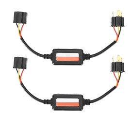 2pcs Car LED Headlight Decoder Radio Audio Anti Interference Error Canceler Filter