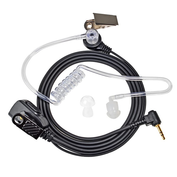 HYS Surveillance Earpiece with mic, T460 T800 T400 2 Way
