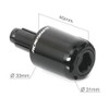 MSHINE Black CNC Bar End Weights For MV Agusta F3