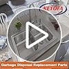 75499 Flex Coupler Garbage Disposal Replacement Parts Compatible with Insink-erator,