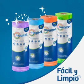 Magitel Telas Rollo 140 Hojas Color Multicolor