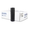 Inteplast HDPE Can Liners, 16 Microns, 33" x 40", Black,
