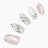 M] Dashing Diva 26 Ribbon Bloom Shaped Nail 3-Piece Set