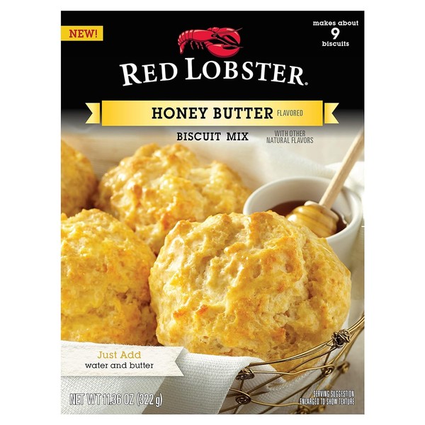 Red Lobster Honey Butter Biscuit Mix, Makes About 9 Biscuits,