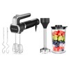 2-In-1 Hand Mixer Immersion Blender Electric Handheld, Portable Hand Blender