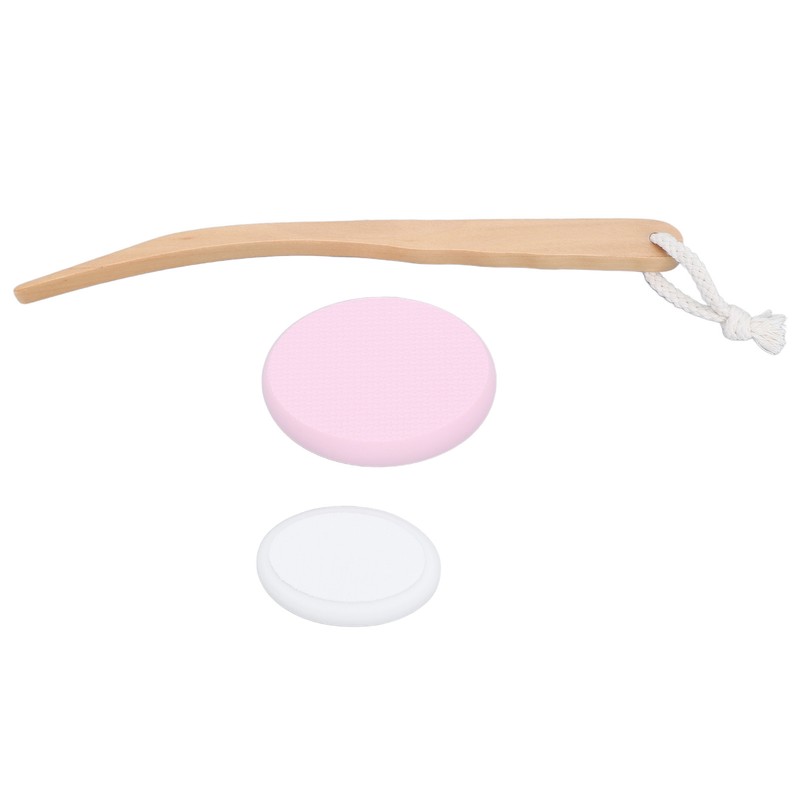 Lotion Applicator Long Handle Back Cream Applicator with 4 Replaceable