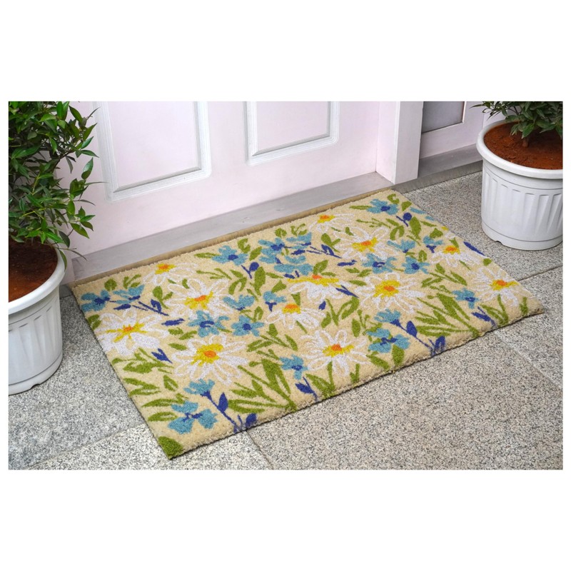 Calloway Mills Fields of Daisy Doormat (18" x 30" x
