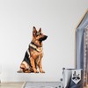 GRAZDesign Wandtattoo Hund Deutscher Schäferhund für Wohnzimmer, Schlafzimmer, Flur, Wandaufkleber