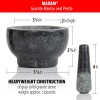Maxam Granite Mortar and Pestle Set Durable Kitchen Tool for