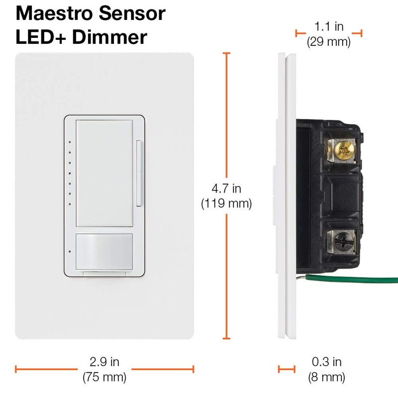 Lutron Maestro LED+ Motion Sensor/Dimmer Switch | 150W LED |