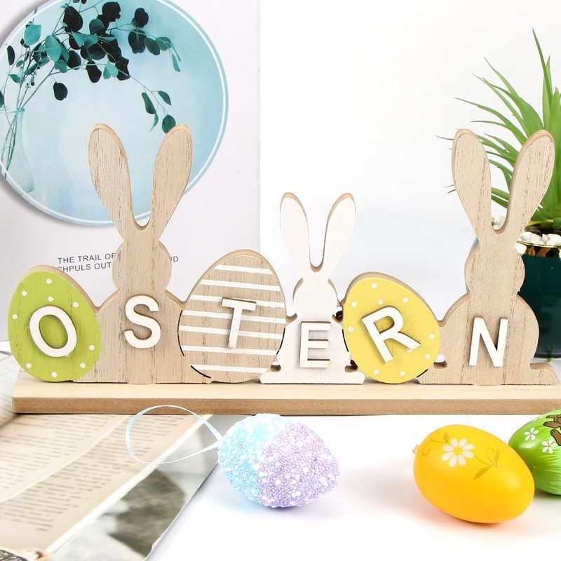 Meleager Easter Letters Display, Wooden Easter Letters, Easter Decoration, Letters