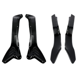 HECASA Overfender Compatible with 2007-2023 Can-Am Renegade 1000/ 1000R/ 850/ 800R/ 800/570/ 500 Fender Flares Front & Rear Black