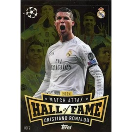 Match Attax 2024 2025 Cristiano Ronaldo Hall of Fame Trading Card